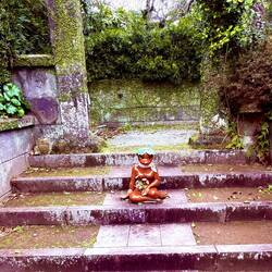 Entrance to one of the homes in the Chiran Gardens