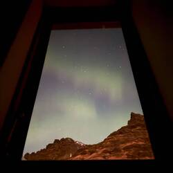 Der Ausblick aus dem Schlafzimmer