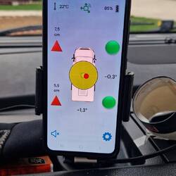 Wir versuchen das Wohnmobil bestmöglichst auszugleichen