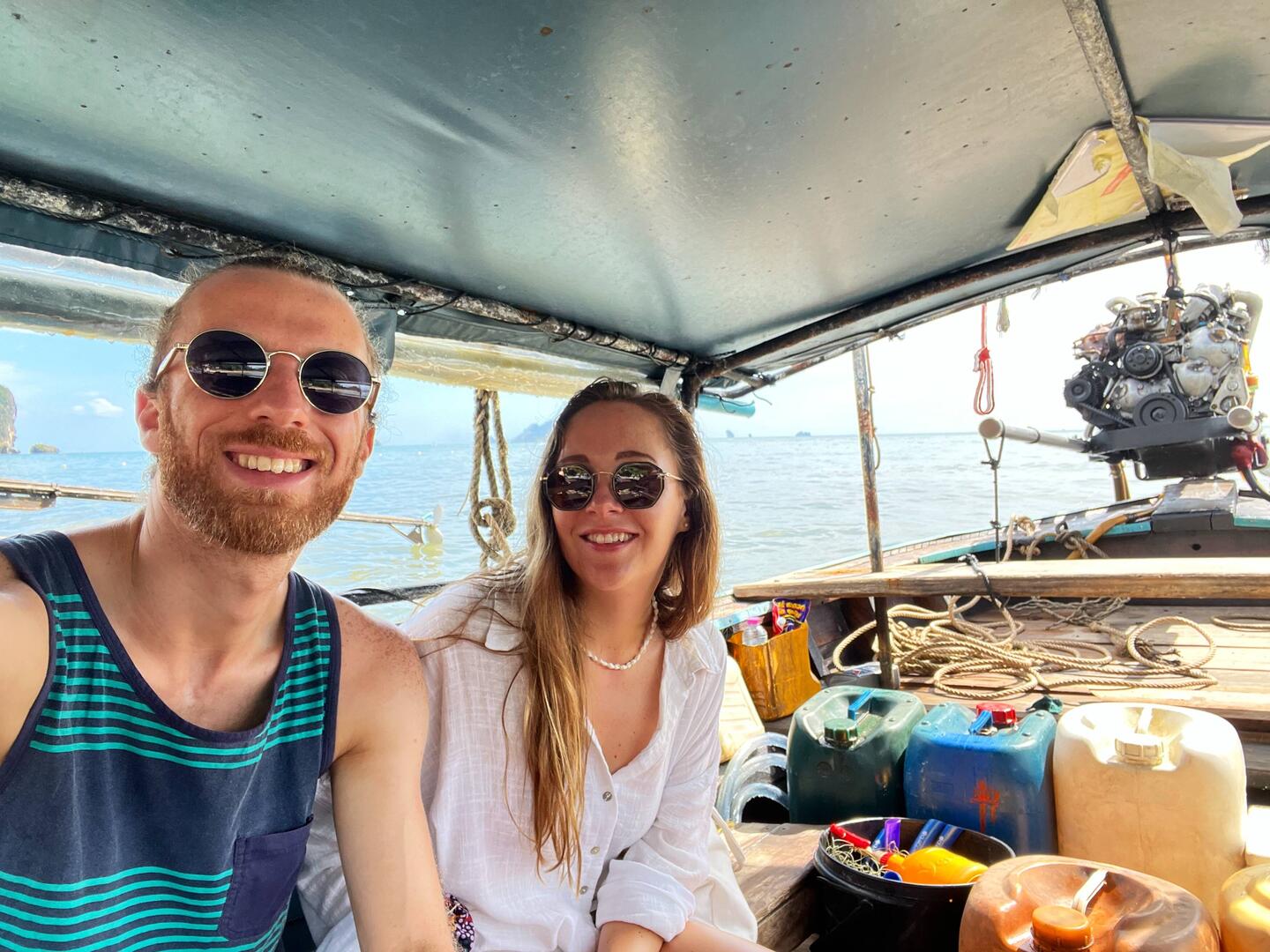 Long tail boat to Railay on recovery day