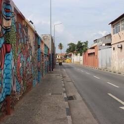 In der Innenstadt von Luanda