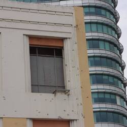 Die Spuren des Bürgerkriegs...