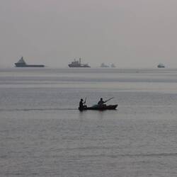 Im Hafen wird noch traditionell gefischt