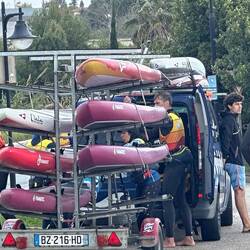 Incredibly, they really were out kayaking today!
