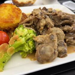 Kalbsgeschnetzeltes mit Rösti