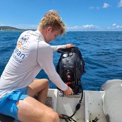 No more gasoline ....rowing :)