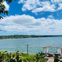 Ausblick vom Restaurant in Flores