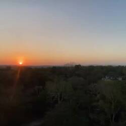 Sonnenuntergang als Zeitraffer