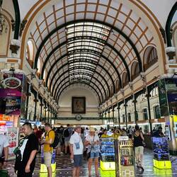 Inside the famous post office.