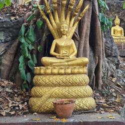 Es gibt Buddhas für jeden Tag. Dieser ist der Samstag-Buddha