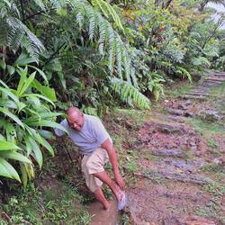 Armstrong disappears in the mud