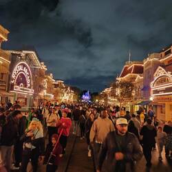 Main Street at night is still beautiful