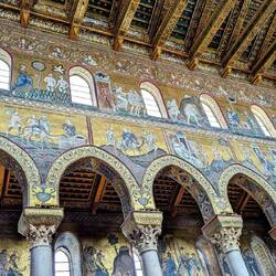Biblical scenes at the Cathedral of Monreale