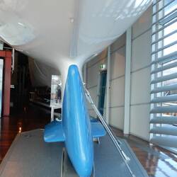 The hulls wings which hellped them win the Americas cup