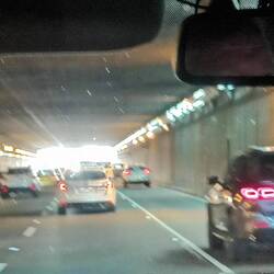 Our flight drove over this highway before reaching terminal