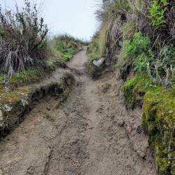 Das Steile sieht man garnicht