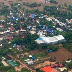 The Cambodian countryside.