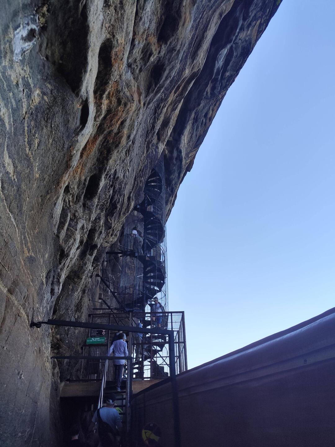 Wendeltreppe hoch zu den Wolkenmädchen