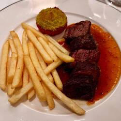 Black Angus prime sirloin steak