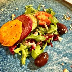 French riviera roasted vegetable salad 😋