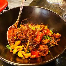 Crispy duck leg confit