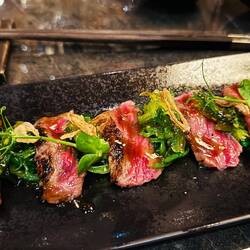 Wagyu beef tataki