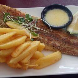 Sole & Chips at the special price of R99, less than a fiver!