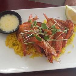 Or Prawns and rice for the same price