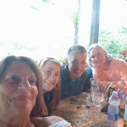 New acquaintances: Ruth, John and Ri