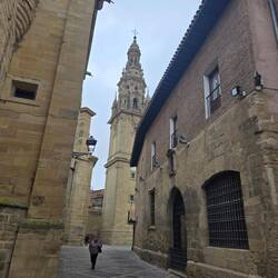 The church tower in Santo Domingo