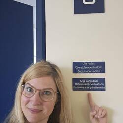 Ja, das bin ich y mi oficina!