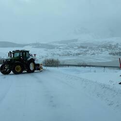 ..... nach "5 Minuten" ... die Straße wurde hier sogar solange gesperrt...