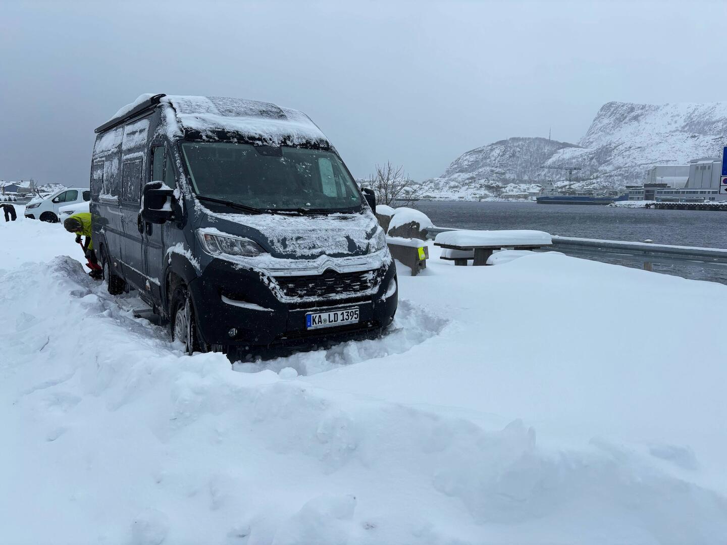 Eingeschneit am Morgen