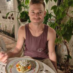 Unsere erste Malzeit danach: Kartoffelstock mit Gemüse 💪🏼