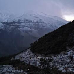 Mönscheschlange bim Ufstieg