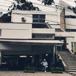 One of the houses belonging to the famous drug trafficker Pablo Escobar, now a private museum.