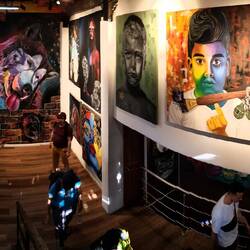 Art gallery in Comuna 13.
