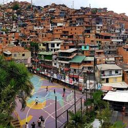 Another panoramic view of Comuna 13.