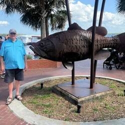 Photo op near the Boathouse marina