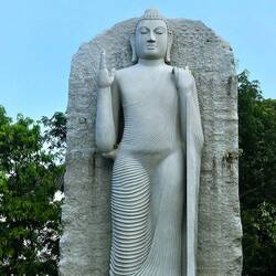 Very large roadside Buddha statue