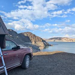 Great campspot, bit windy (gusty) though