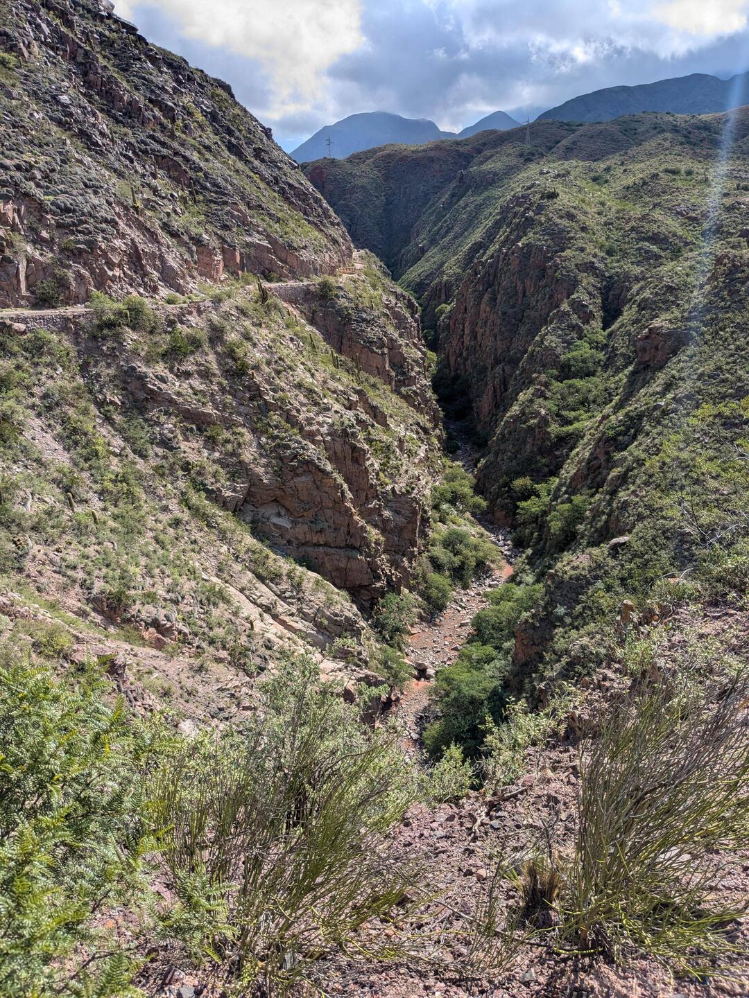 Canyon on the way to Chilecito