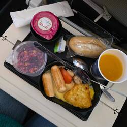 Pequeno almoço de avião