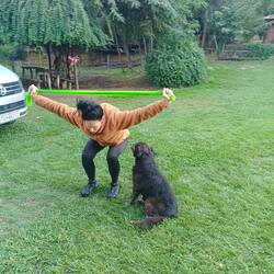 Silke mit Personal Trainer Simon