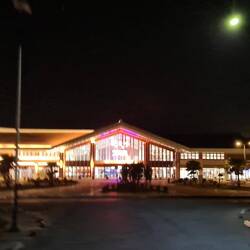 Bahnhof in Vang Vieng - Ankunft gegen 20h
