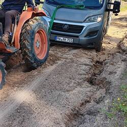 Der Sandweg geht mal gar nicht