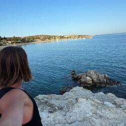 Sicht auf den Marathi beach