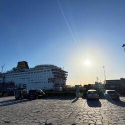 Ankunft um 07:30 Uhr in Chania