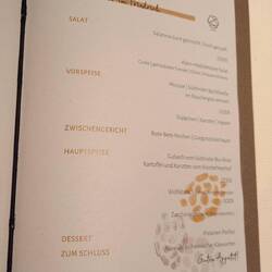 .... wir werden es vermissen, jeden Tag köstlich und abwechslungsreich