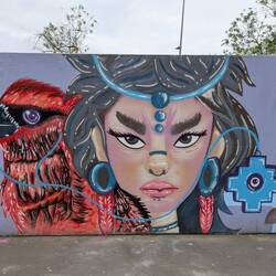 Graffitis in Latacunga